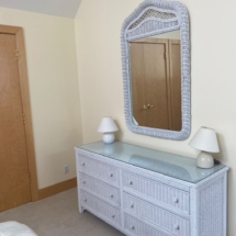 Lexington wicker dresser and mirror