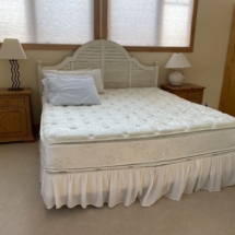 King size bed with headboard