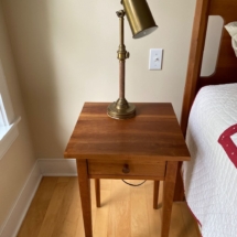 Cherry nightstand. Pair, made by Cherry Pond designs, N.H. 