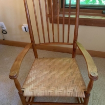 Antique Shaker spindle back rocking chair
