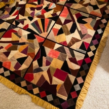 Wow, this is a beautiful antique crazy quilt! 