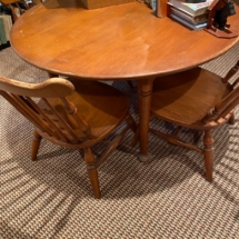 Maple Conant Ball table and chairs