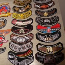 Lot of Harley Davidson patches