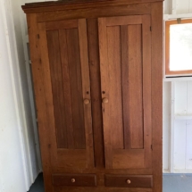 Antique walnut armoire 