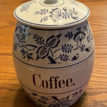 Antique coffee jar