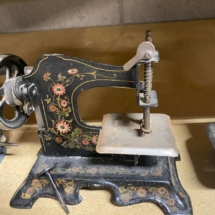 Antique children’s sewing machines