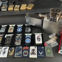 Tons of Zippo lighters