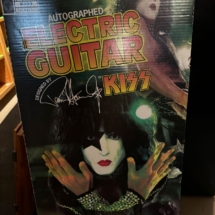 Autographed Kiss Guitar