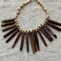 Vintage sea urchin necklace