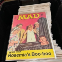 Boxes and boxes of vintage MAD magazines!