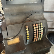 One of several vintage cash registers