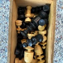 Vintage chess pieces