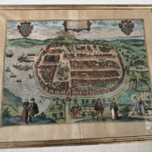 Antique map of Barth from Civitates Orbis Terrarum