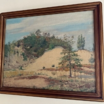 Manistee dune painting by Joseph Trevitts 1923
